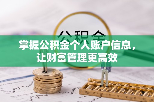 珲春掌握公积金个人账户信息，让财富管理更高效