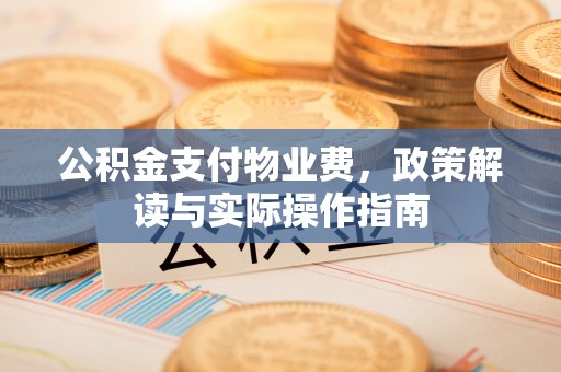 珲春公积金支付物业费，政策解读与实际操作指南