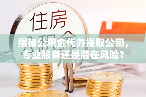 珲春揭秘公积金代办提取公司，专业服务还是潜在风险？